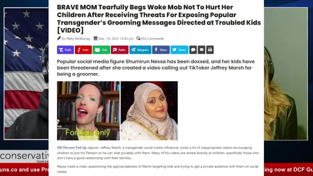 Conservative Daily: They Don't Hide Their Evil Intentions For Our Children Anymore