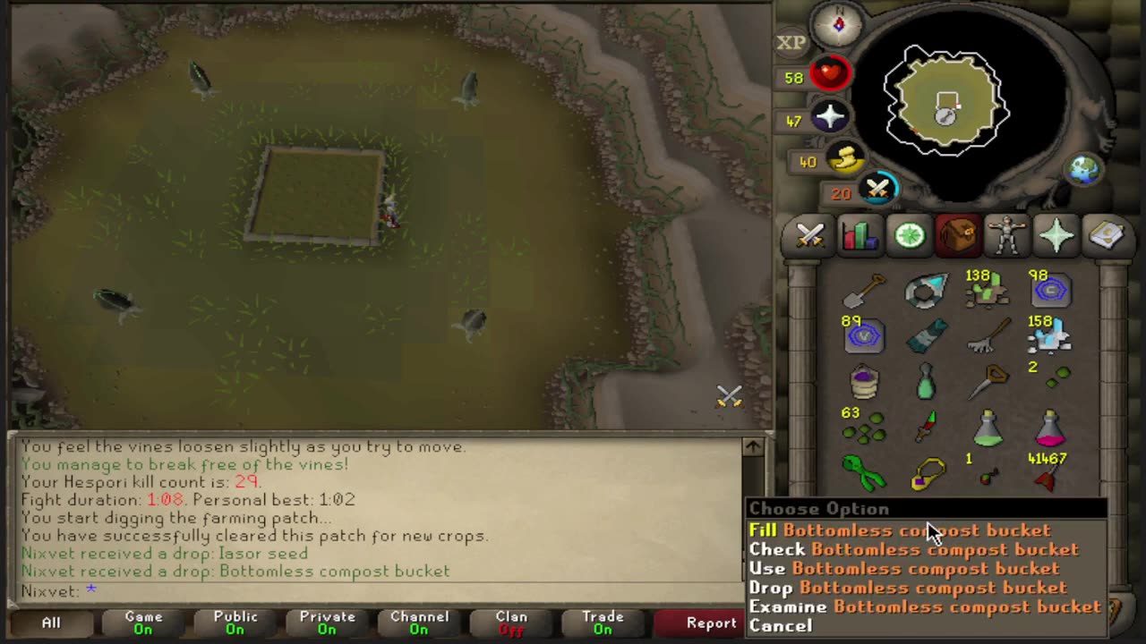 Runescape (osrs) - Hespori Drops