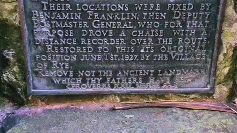 Oldest Mail Postal Route - Boston Post Road