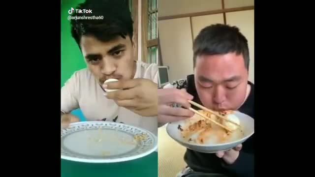 Funny Food Challange On TikTok | Who will win INDIA Vs CHINA | Be Me Stick |