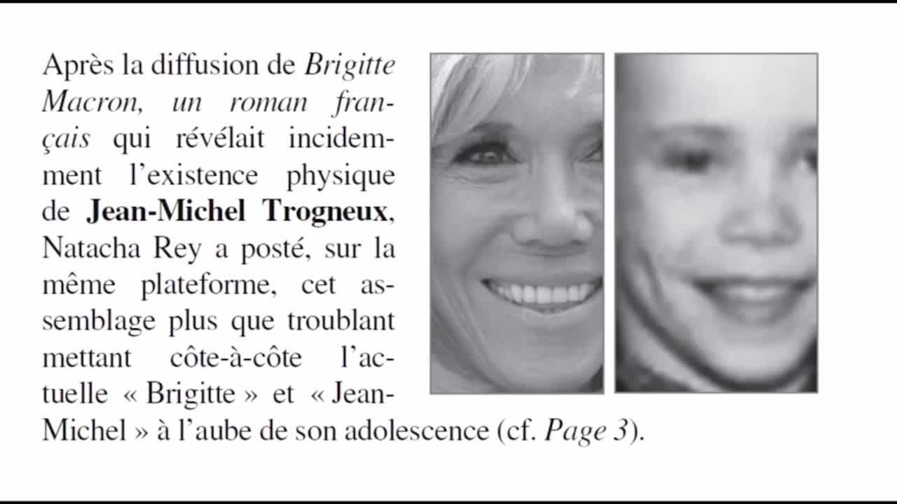 Xavier POUSSARD sur Jean Michel Trogneux et Brigitte Macron