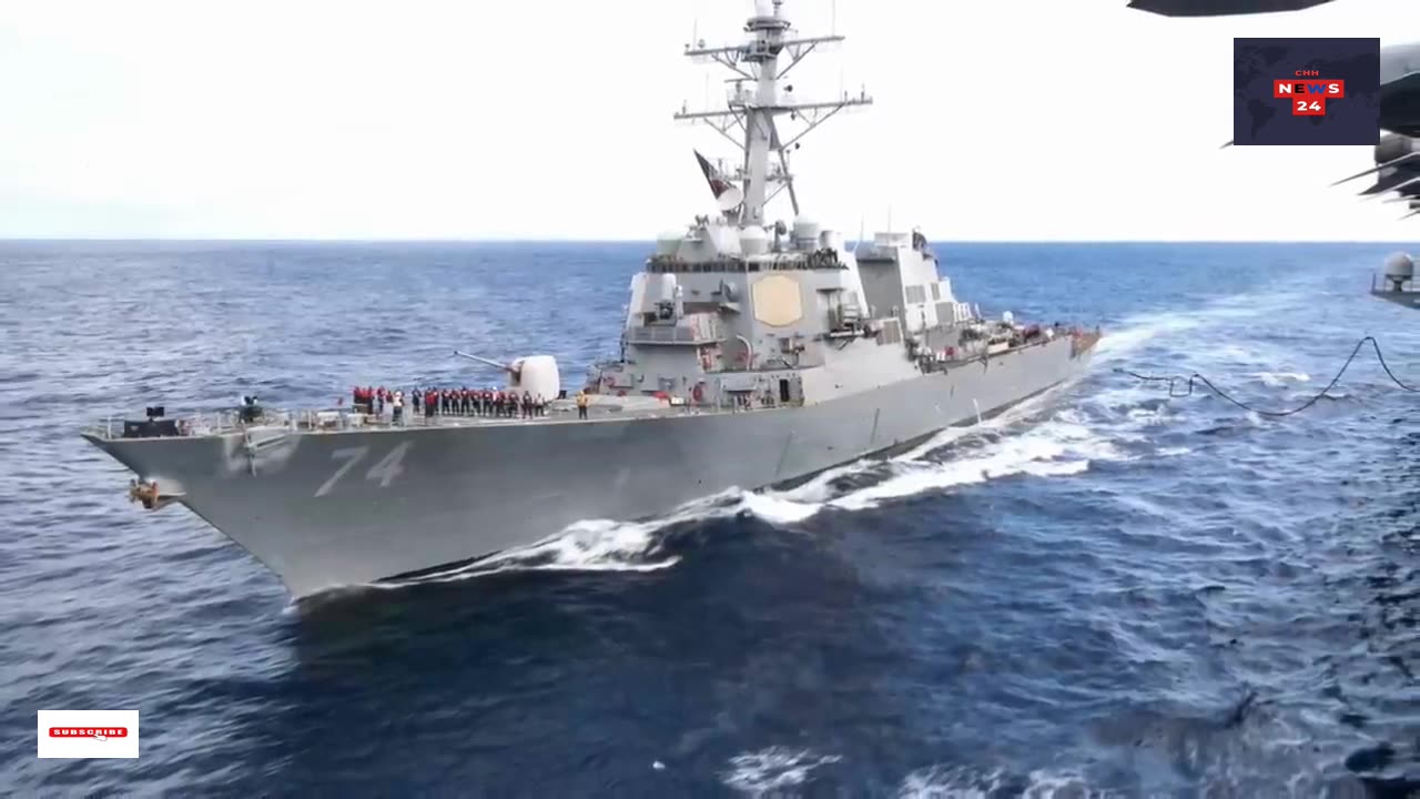 USSMcFaul scares away Iranian warships in their backyard -saves 2 tankers !