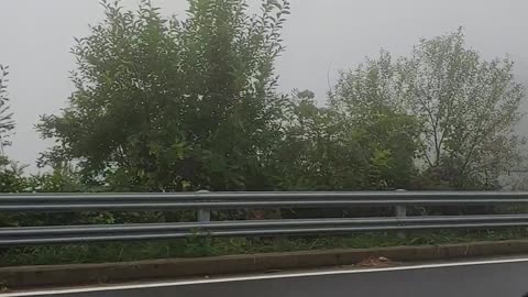 Fog in the mountains