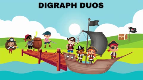 Digraph Duos: A Pirate Party with Letter Pairs! #kids #phonics #digraphs #kidslearning