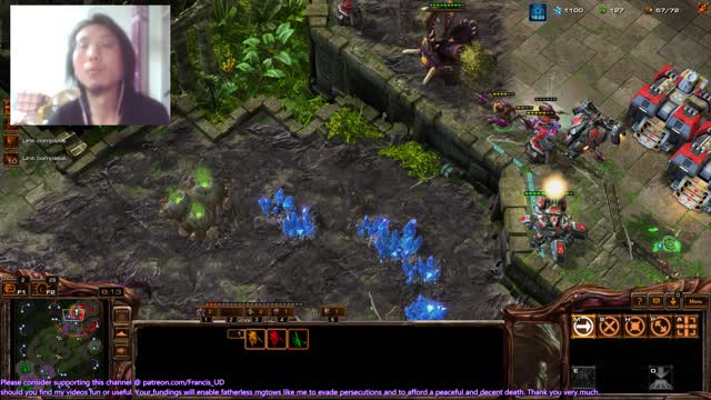 starcraft2 new 1v1 maps 1 win against another zerg & some losses..