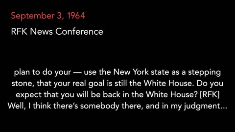Sept. 3, 1964 | RFK Resigns as Attorney General