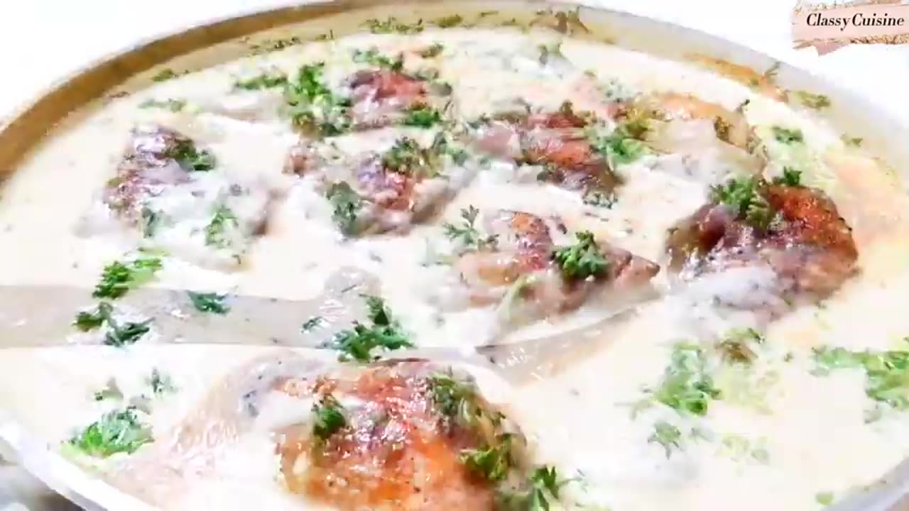 Chicken Fricassée (Quick French Chicken Stew) _ French Cuisine