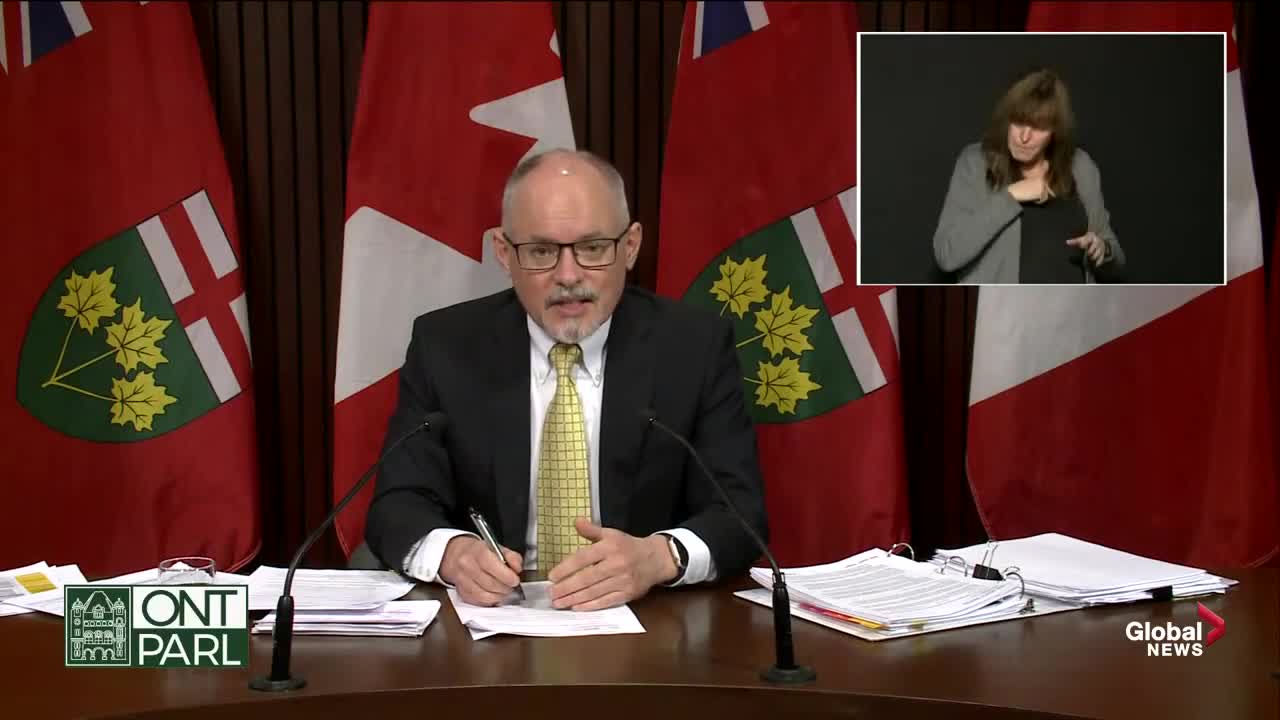 COVID-19: Ontario's top doctor says key health indicators continue to improve | FULL