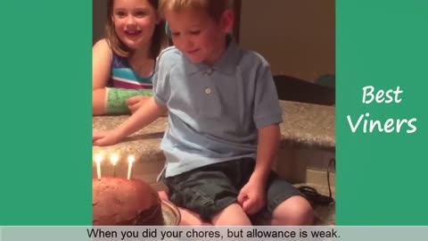Try Not To Laugh or Grin While Watching Funny Kids Vines