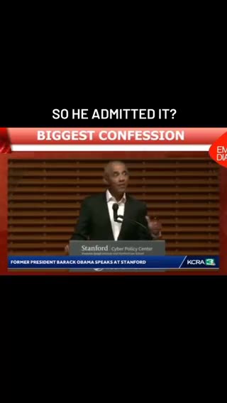 Obama's Biggest Confession?