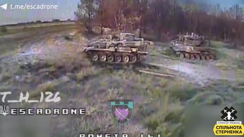 Drone Strikes On Russian Armored Vehicles