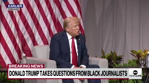 ✨Rachel Scott presser Donald Trump on has past rhetoric during NABJ Interview