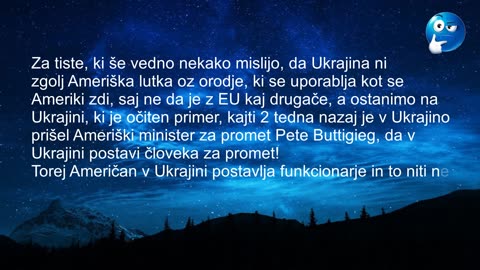 Dokaz več da je Ukrajina zgolj orodje ZDA za dosego ciljev le te