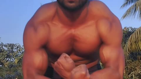 Upper Chest Develop In 30 Days Desi Jugar (Day 13/30) 💪 #baapukafitness #pushups #challenges #viral