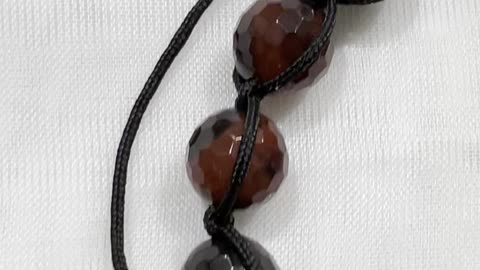 Handmade + Knotting Unique 4.5”~9” Adjustable Bracelet with Agate, Tibetan Beads