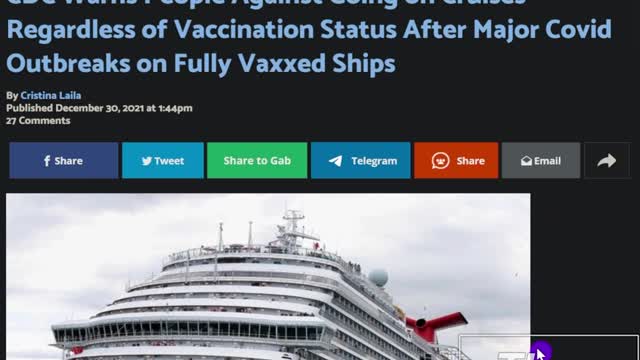 CDC Recommends NOT Going On Cruises Even If You're Jabbed