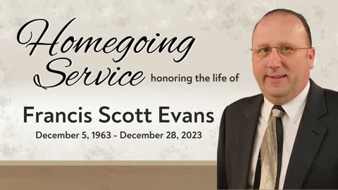 January 2, 2024 - Homegoing Service of Francis Scott Evans