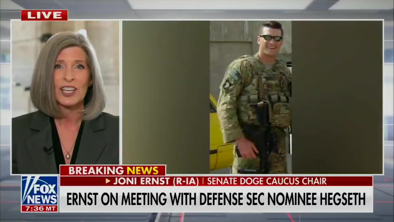 Senator Joni Ernst Says She is Not a Yet a “Yes” Vote After Meeting with Pete Hegseth