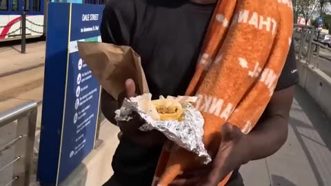 Handing Out 55 Tacos To People In Need ❤️