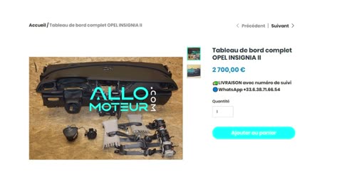 ALLOMOTEUR.COM - Tableau de bord complet OPEL INSIGNIA II