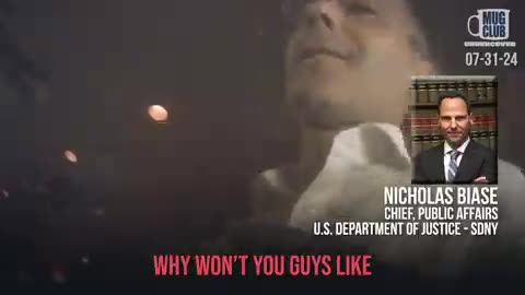 BREAKING: DOJ Chief of Public Affairs Admits Trump Indictments Are a Politically Motivated