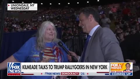 Blue state rallygoers hopeful Trump can flip state red_ 'Anything is possible'