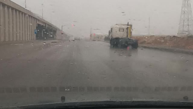 Rain in the street