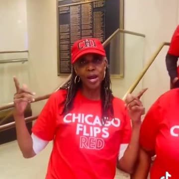 Chicago turning Red.