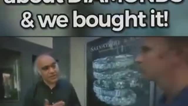 They lied to us about diamonds & we bought it (2 min clip)