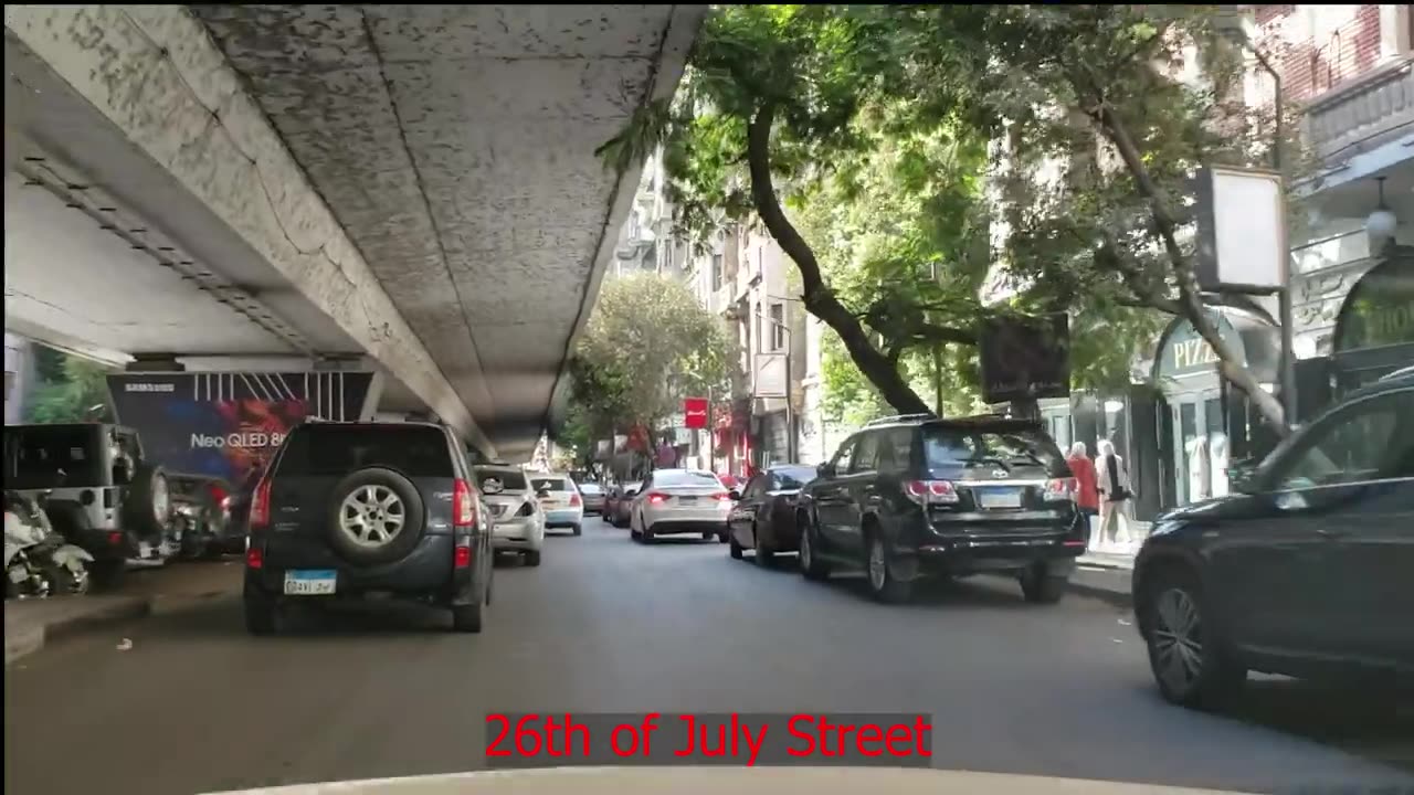 Driving in Zamalek and Gezira (Jazeera) - Cairo - Egypt - Island in the Nile Tour الزمالك والجزيرة