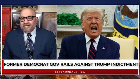Former Democrat Governor SHREDS Trump Indictment - Threat To Our Republic