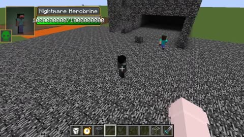 Herobrine vs all Herobrine and Creepypasta mobs in minecraft part 5