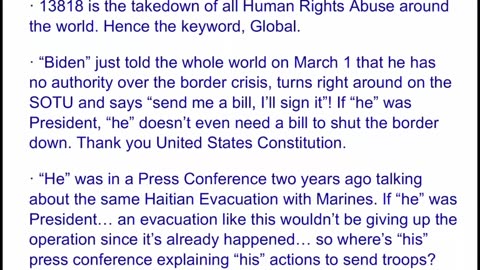 SITUATION UPDATE 3/13/24 - Child Trafficking/Sra/Mk Ultra,