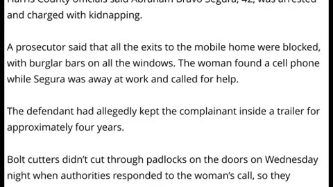 Texas Woman Rescued After Allegedly Being Held Captive For 4 Years By Abraham Bravo Segura