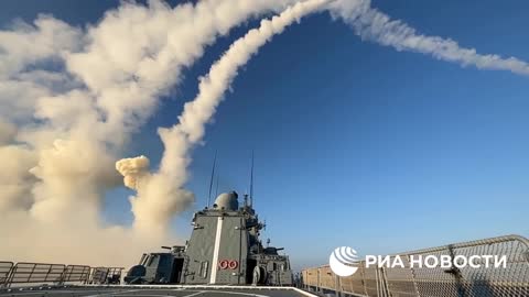 Launch of Russian missiles