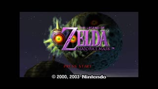 The Legend of Zelda: Majora's Mask (Nintendo Gamecube, Collector's Edition): Title & Opening