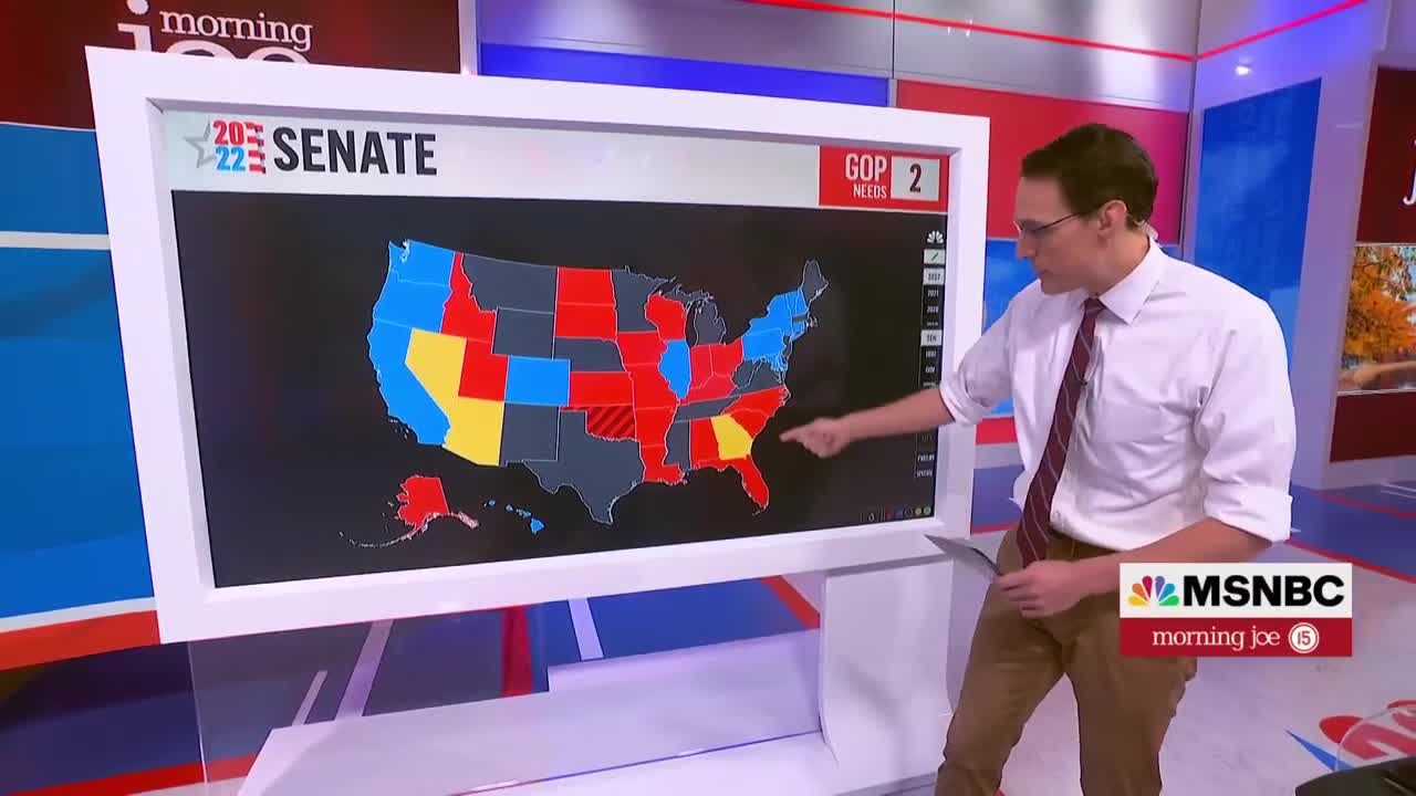 Steve Kornacki: Mark Kelly's Lead Over Masters Grows Slightly
