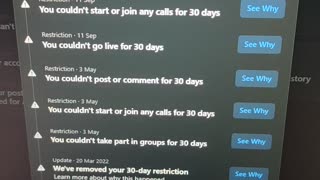 Banned on Fascistbook again