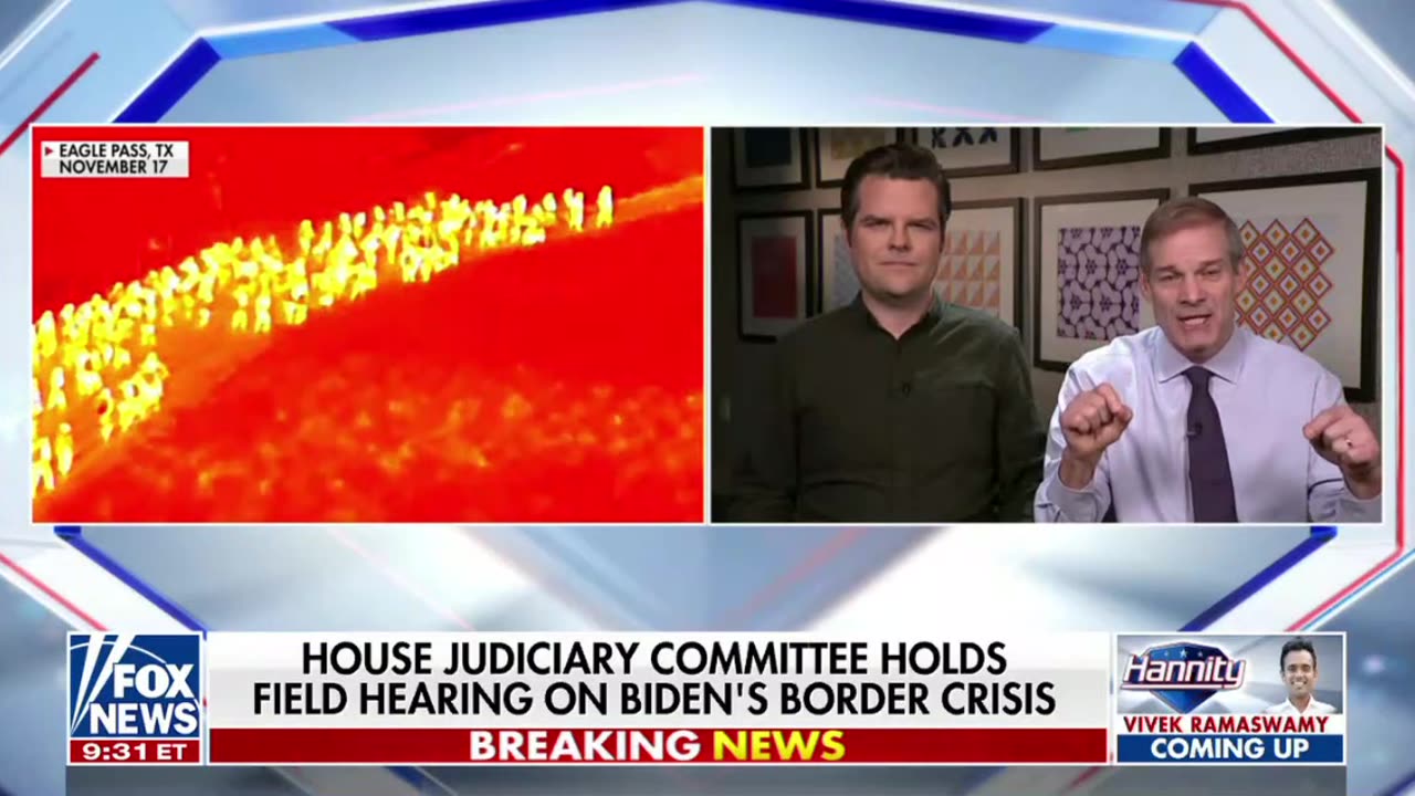 Chairman Jordan and Matt Gaetz Discuss Their Hearing in Yuma, Arizona