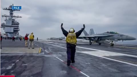 Breaking News:⚡️ The second US aircraft carrier is on its way near Israel for pre-planned exercises
