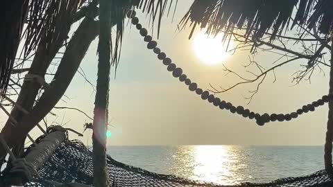 Enjoy the sunset by the sea