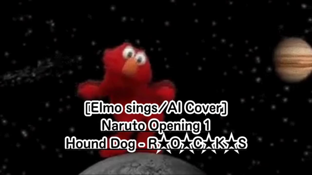 [Elmo sings/AI Cover] Naruto Opening 1 Hound Dog - R★O★C★K★S