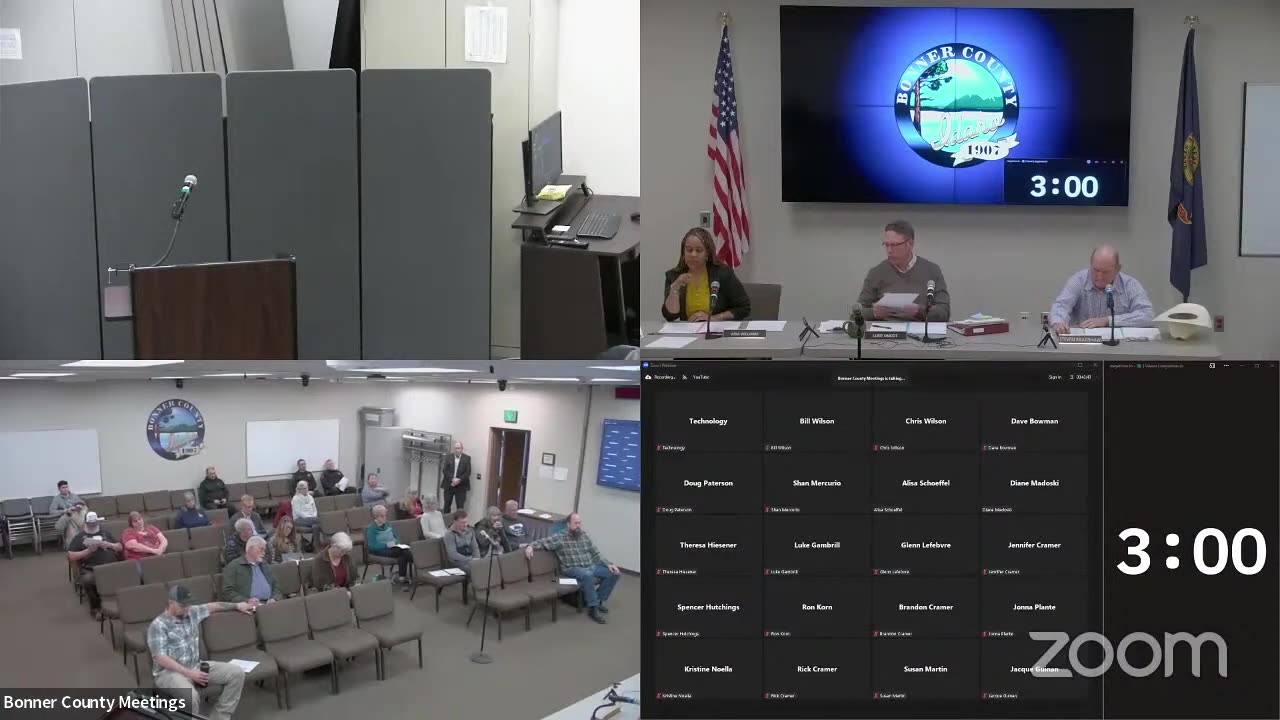 Public Comment Issue - Bonner County Commissioner Meeting - 4/9/2024