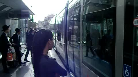 Jerusalem - Jaffa Road train stop
