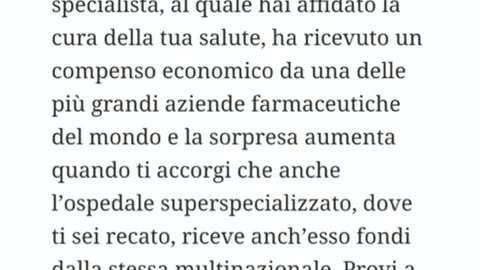 ⚠️"MEDICINA UFFICIALE"⚠️