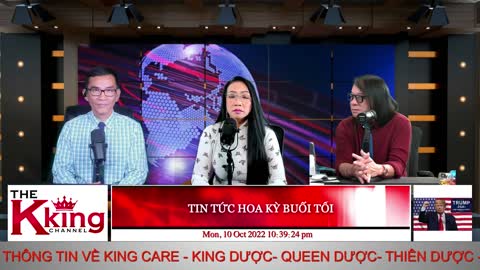 TIN TỨC HOA KỲ BUỔI TỐI - 10/10/2022 - The KING Channel