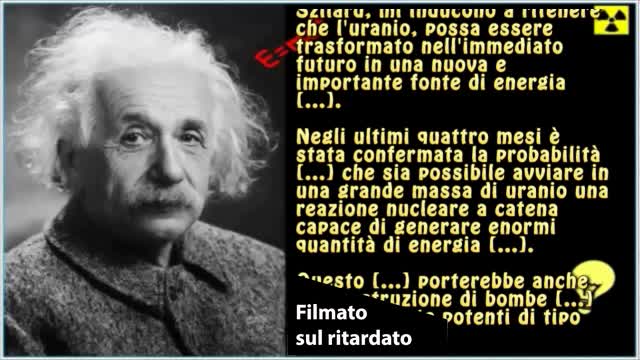 Filmato sul ritardato Einstein Albert