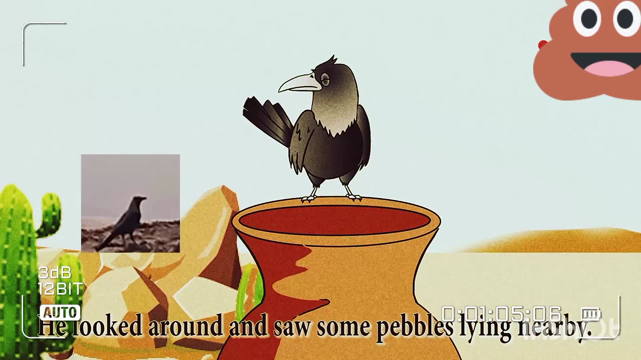Thirsty crow