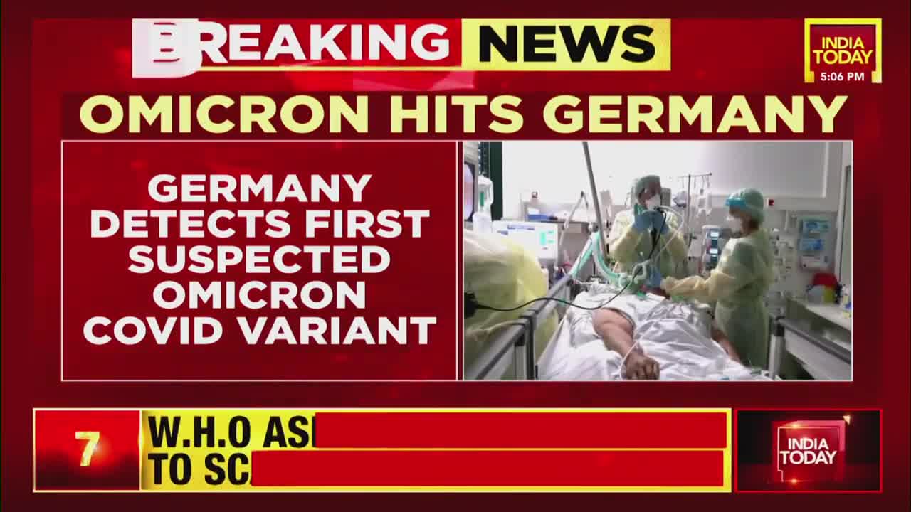 Germany Detects First Suspected Omicron Covid Variant | Breaking News