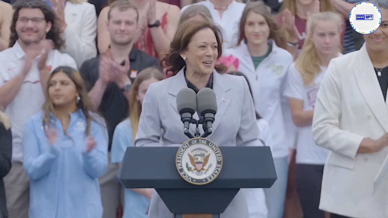College athletes from universities like Texas and Stanford celebrated at the White House
